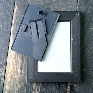 Ayna Detaylı Gümüş Fotoğraf Çerçevesi – 10x15 cm