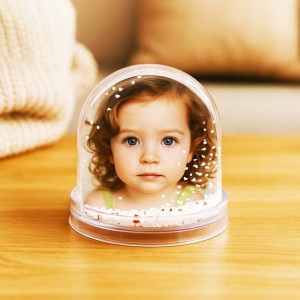 2 Fotoğraflı Hediye Kar Küresi