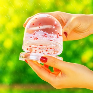 2 Fotoğraflı Hediye Kar Küresi