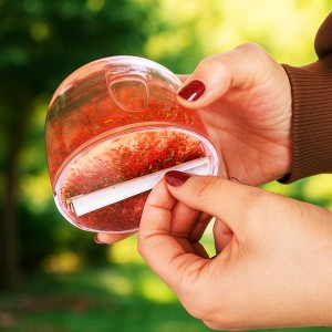 2 Fotoğraflı ışıltılı Doğum Günü Kar Küresi