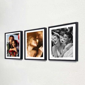 20x20 Siyah Yapışan Çerçeve - 3 Adet