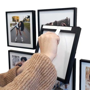 20x20 Siyah Yapışan Çerçeve - 3 Adet