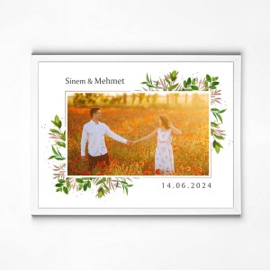 30x40 Hediye Yapışan Çerçeve Beyaz