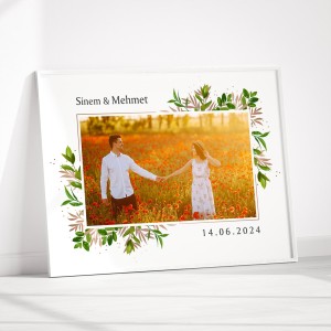 30x40 Hediye Yapışan Çerçeve Beyaz