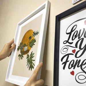 30x40 Seni Seviyorum Yazılı Yapışan Çerçeve