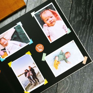 Büyük Anı Albümü ve 36 adet Fotoğraf Baskı Hasır Sarı