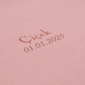 Büyük Anı Albümü ve 36 adet Fotoğraf Baskı - Pembe Kadife