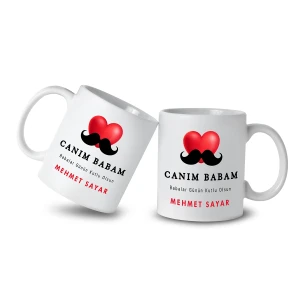 Babalar Günü’ne Özel Canım Babam Kişisel Kupa