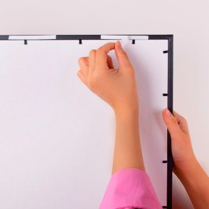 30x40 Bebeğe Hediye 9 Fotoğraflı Yapışan Çerçeve Beyaz