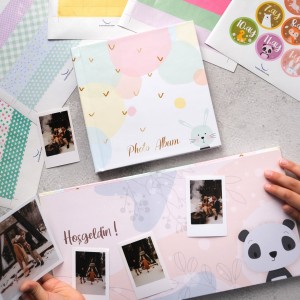 Bebek Anı Albümü 24 Mini Baskı Hediyeli