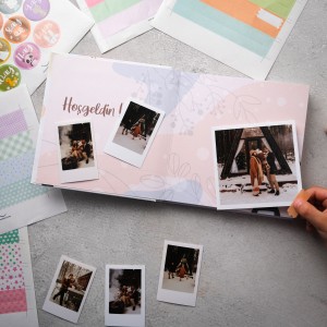 Bebek Anı Albümü 24 Mini Baskı Hediyeli