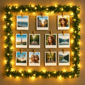 Dekoratif Yapraklı Led Işık Zinciri – 3 Metre