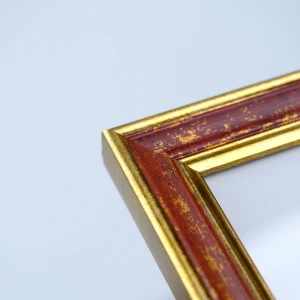 3 Adet Kırmızı Altın Kenar Detaylı Fotoğraf Çerçeve Seti – 10x15 cm