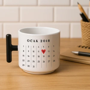 Kalpli Fotoğraf ve Tarihli Hatıra Kupası