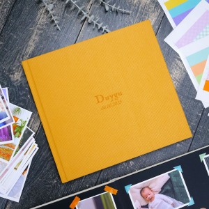 Büyük Anı Albümü ve 36 adet Fotoğraf Baskı  Hasır Hardal