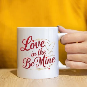 Kişiye Özel 1 Fotoğraflı Romantik Hediye Kupa