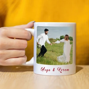 Kişiye Özel 1 Fotoğraflı Romantik Hediye Kupa