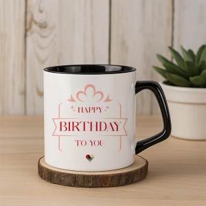 Kutlama Temalı İsimli ve Fotoğraflı Kişisel Hediye Kupa