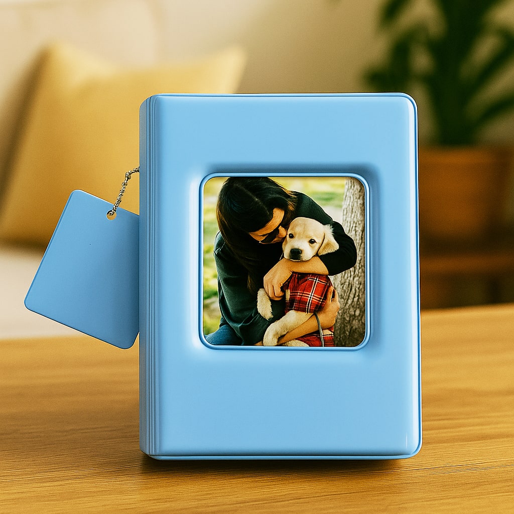 Mavi Mini Pola Fotoğraf Albüm  ve 48 Pola Kart