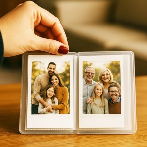 Mavi Mini Pola Fotoğraf Albüm  ve 48 Pola Kart