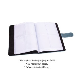 Mini Pola Kart Fotoğraf Albümü 48 adet Mini Pola Baskı Hediyeli