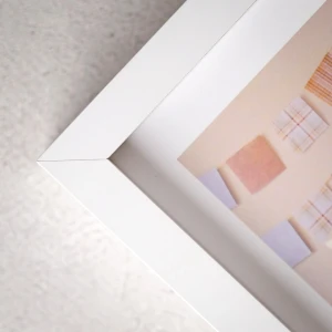 Modern Tasarım 25x25 Beyaz Çerçeve