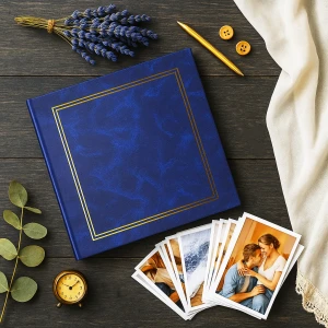 Nostaljik Mavi Albüm ve 36 Klasik Fotoğraf Baskı