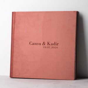 Retro Kadife Fotoğraf Albümü 30x60