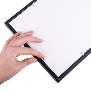 Sevgiliye 6 Fotoğraflı 30x40 Yapışan Siyah Çerçeve