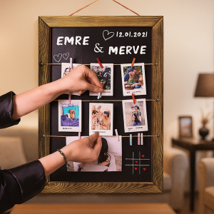 Yaz-Boz Anı Çerçevesi ve 9 Adet Pola Baskı